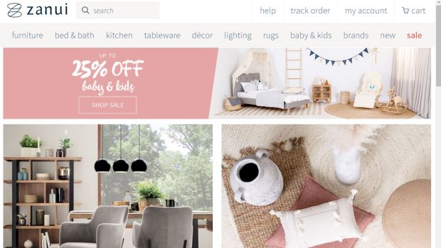 Online furniture and homeware store Zanui has entered voluntary administration, leaving customers in the lurch. 