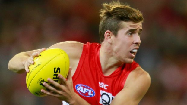 Four more years: Jake Lloyd has been rewarded for consistent performances with the Swans.
