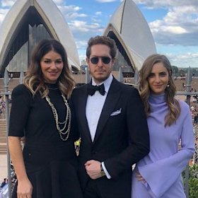 Camilla Freeman Topper, her brother Marc Freeman and Marc's wife Nicole.