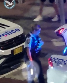 A knife was found on the ground.
