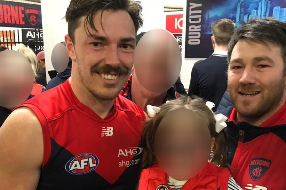 Michael Hibberd with his brother Geoffrey.