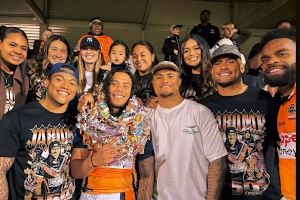 Brian To’o, Spencer Leniu and Stephen Crichton join Jarome Luai for his 150th game