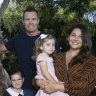 Michael and Ingrid Olic with their daughters Sofia, 5, and Bianca, 2.