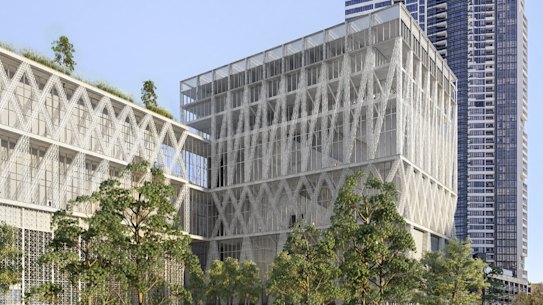 Refined design of the new Parramatta Powerhouse Museum.