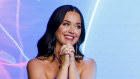 Godmother of Norwegian Prima, Katy Perry, at the ship’s naming ceremony in Reykjavík, Iceland before she and her fiancé joined the inaugural cruise.