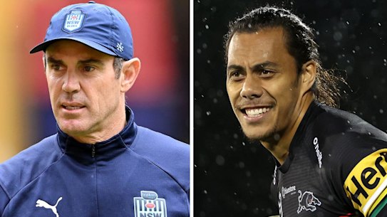 Brad Fittler can see a first-class halfback in Jarome Luai.