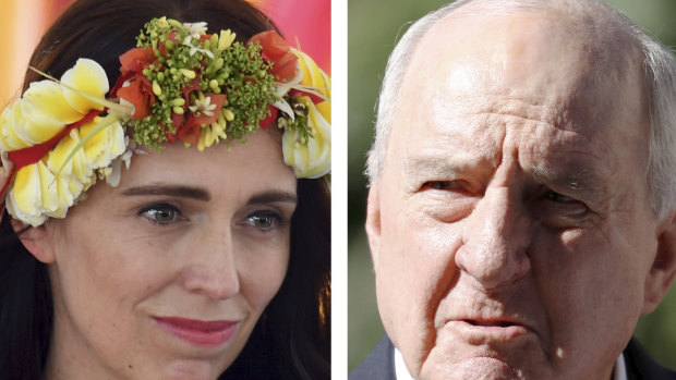 Jones again attacks Ardern who brushes off 'sock down her throat' comment