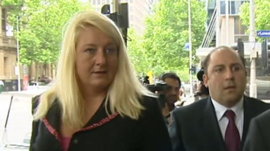 Nicola Gobbo (left) with Tony Mokbel outside court in 2004. 