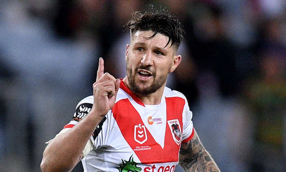 Swimming against the tide: Gareth Widdop is leaving Australia while many of his countrymen are trying their luck here.