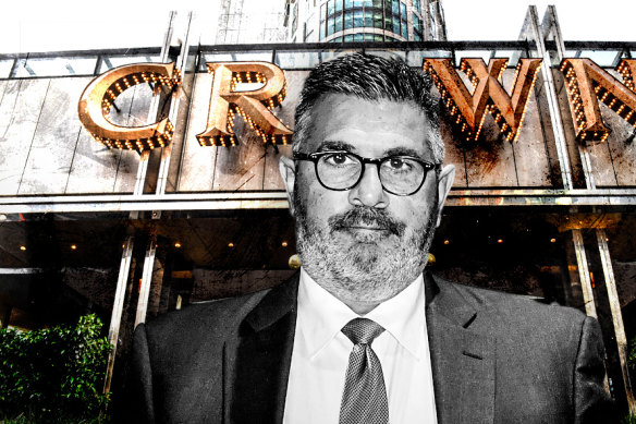 Andrew Demetriou had a rough couple of days giving evidence at the NSW Inquiry into Crown Resorts.