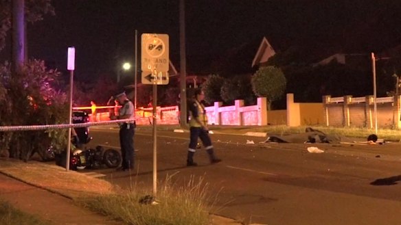 The male driver and passenger of the scooter both died at the scene.