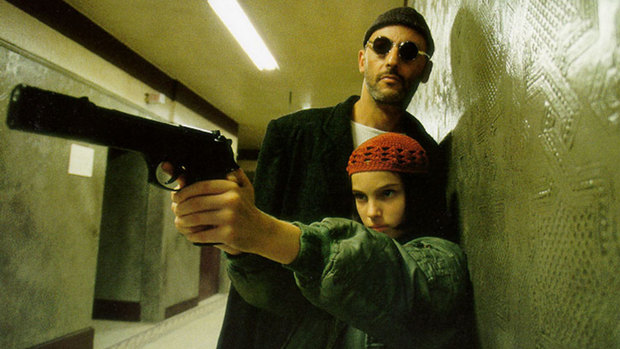 Jean Reno and a very young Natalie Portman star in The Professional.