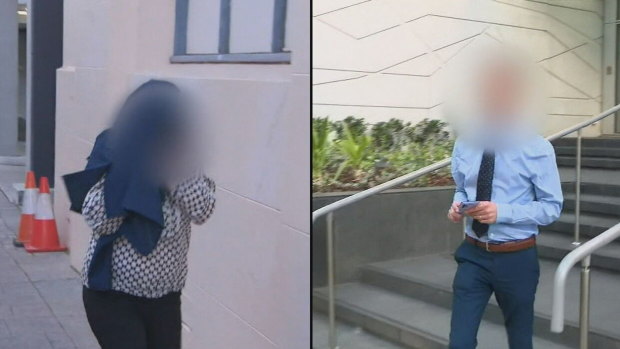 The girl’s parents outside court last month.