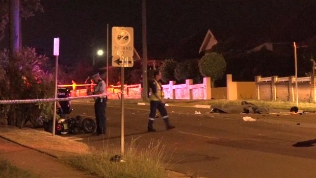 The male driver and passenger of the scooter both died at the scene.