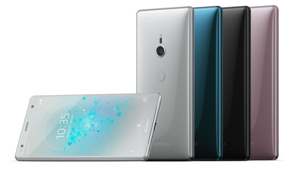 In-keeping with tradition you'll only find the black Xperia XZ2 in retail stores, but Sony will sell you pink, green or silver versions as well.