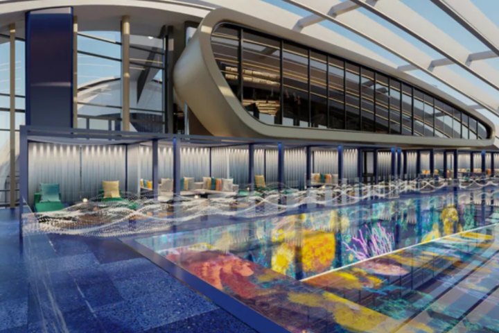 The hotel includes a spectacular rooftop pool and wet deck.