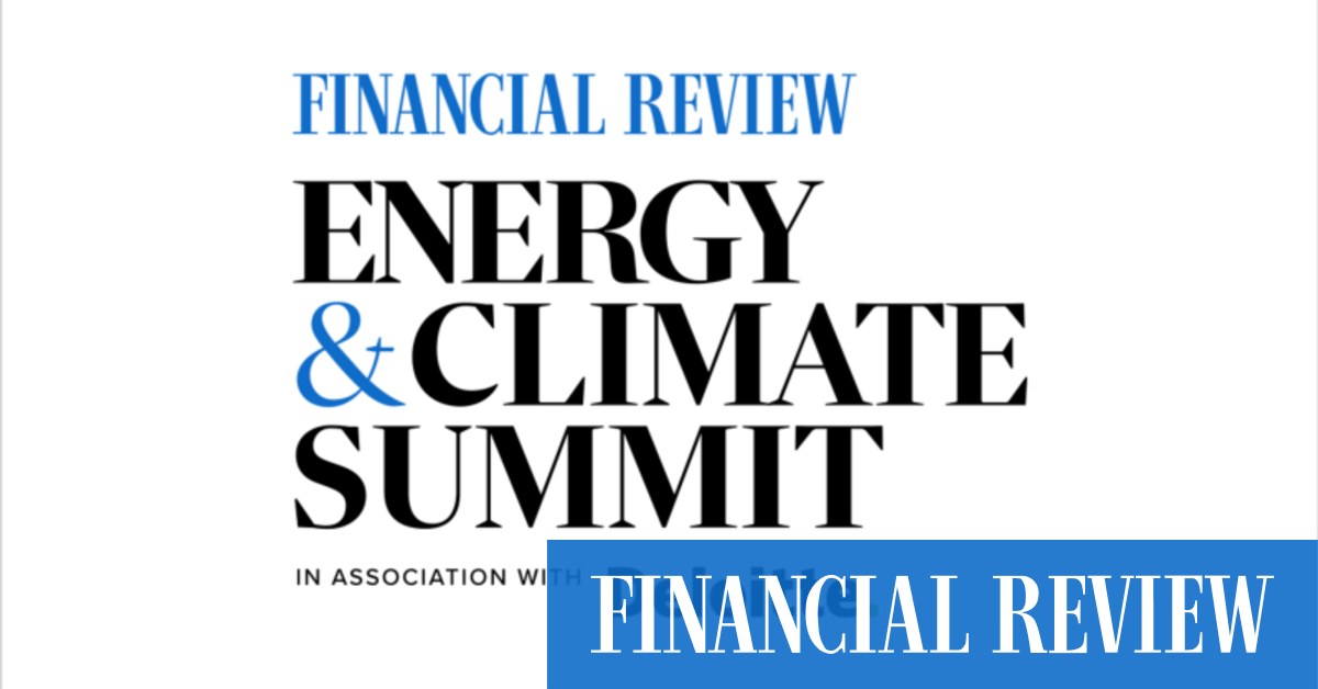 Exclusive Subscriber Offer - Energy & Climate Summit 2025