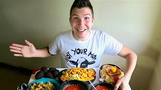 Nikocado Avocado earlier in his career as a social media influencer.