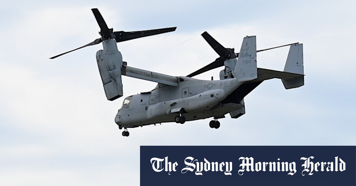 US military helicopter crashes near Darwin - Vimarsana News