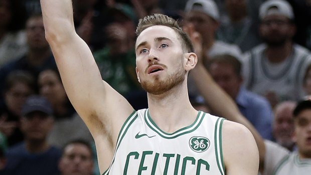 Gordon Hayward left the court with a fractured hand.