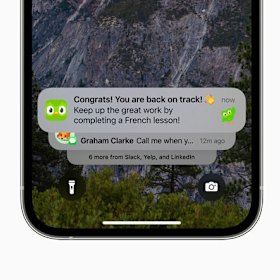 Notifications in their new default view.