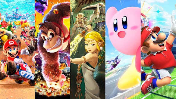 Hasta ahora, Nintendo ha lanzado cinco juegos exclusivamente para Switch 2 (en la foto). Pero ha actualizado una cantidad igual de juegos originales de Switch con nuevas características exclusivas, lanzando Pokemon Legends ZA y Metroid Prime 4 en ambos sistemas.