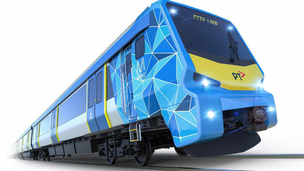 An artist's impression of the preliminary design of the new X'Trapolis 2.0 trains. 