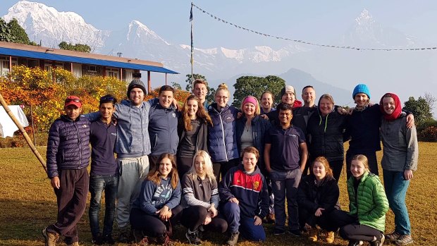 Schoolies from rural NSW currently in Nepal.