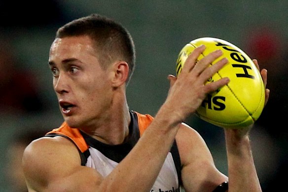 Tom Scully not long after joining GWS.