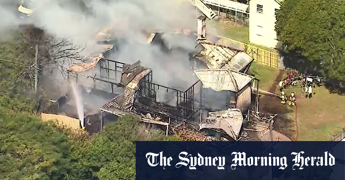 Fire destroys Brisbane home, one in hospital