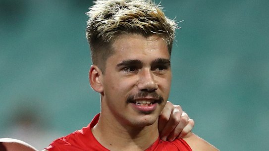 Elijah Taylor after Sydney's round eight win over Hawthorn.