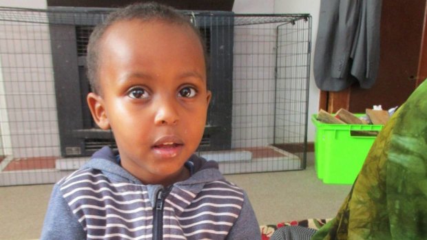 Three-year-old Mucad Ibrahim is missing after the Christchurch shooting.