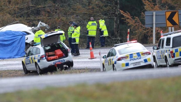 Eight people were killed in a head-on crash in New Zealand on Sunday.