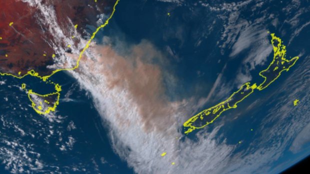 Smoke from the Australian bushfires soared into the Earth's atmosphere.