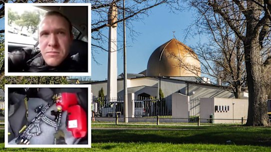 The mosque where innocent worshippers were gunned down.