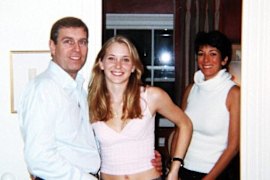 Virginia Roberts Giuffre (centre), pictured here in 2001 with Prince Andrew and Ghislaine Maxwell, died in April. Her memoir is slated for an October release.
