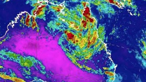 A low-pressure system hanging over Queensland could lead to torrential rain in parts of the state.