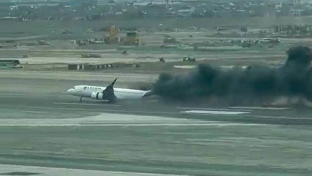 LATAM Airlines plane crashes on Peruvian runway, killing firefighters