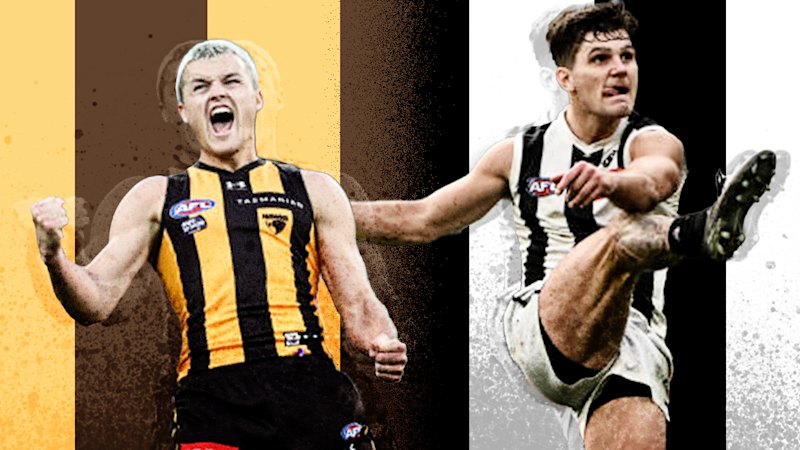 Schultz and Ginnivan reflect differing Collingwood and Hawthorn forward philosophies