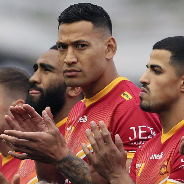 Israel Folau still has some support among clubs to return to the NRL.
