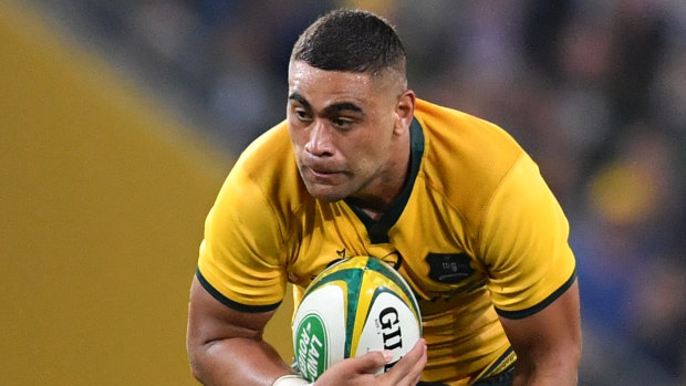 Grounded: Lukhan Tui is unlikely to travel with the Wallabies this week.