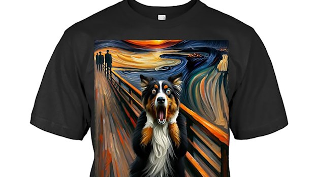 Edvard Munch’s The Scream expresses angst – as does the dog.