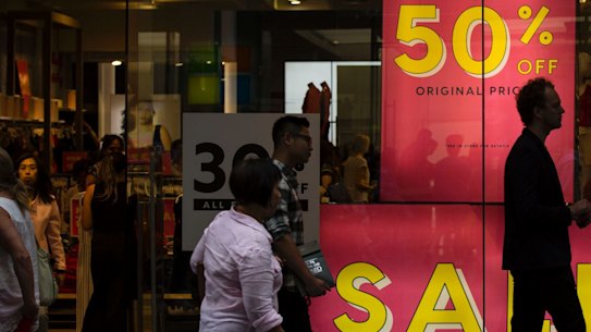 Retail sale volumes have fallen to their worst annual performance since the 1990-91 recession with consumers holding back from spending their interest and income tax cuts.