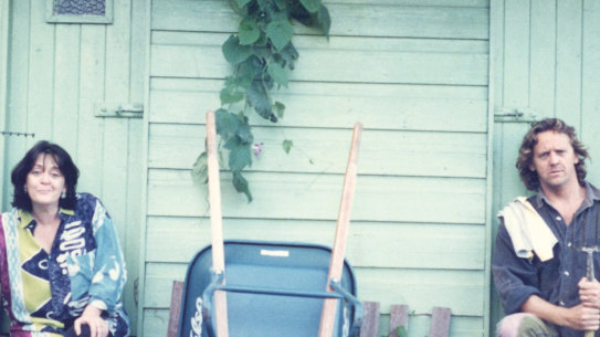 Wendy Harmer and her husband, Brendan Donohoe.