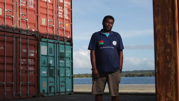 Santo Harbor Master Terry Ngwele in Vanuatu, which has seen significant new Chinese investment.