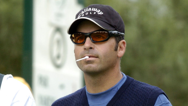 Confession: Rocco Mediate, seen here at a tournament back in 2004, has admitted to drinking regularly while a member of the PGA Tour.