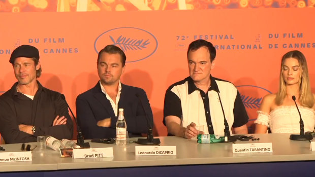 Tarantino snaps at reporter during Cannes press conference