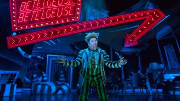 Alex Brightman as Beetlejuice in the popular Broadway production.