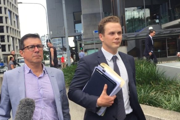 Former Ipswich mayor Andrew Antoniolli (left) has been acquitted of fraud charges