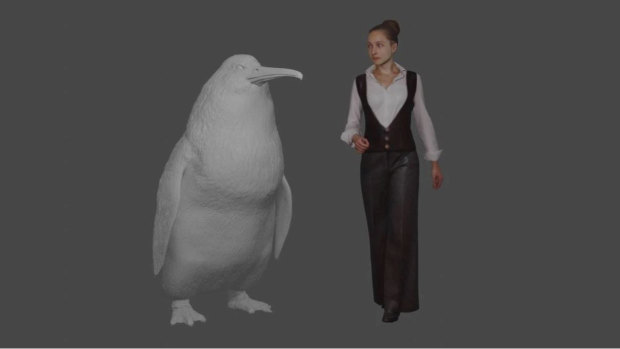 The penguin was about 1.6 metres tall and weighed up to 80 kilograms.